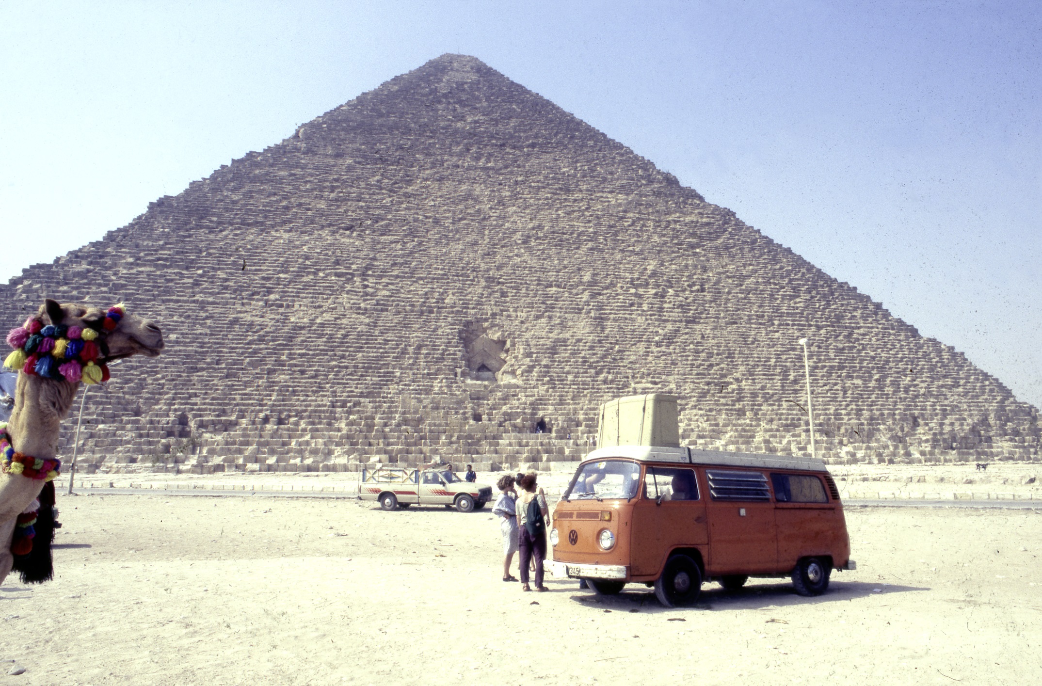 Gil Hüttenmeister: Gizeh, Cheops-Pyramide, 1987 (Bild: privat)